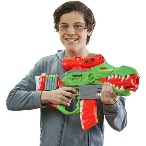 NERF DinoSquad Rex-Rampage Motorized Dart Blaster
