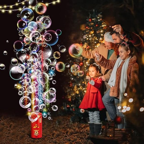 firework+bubble+machine