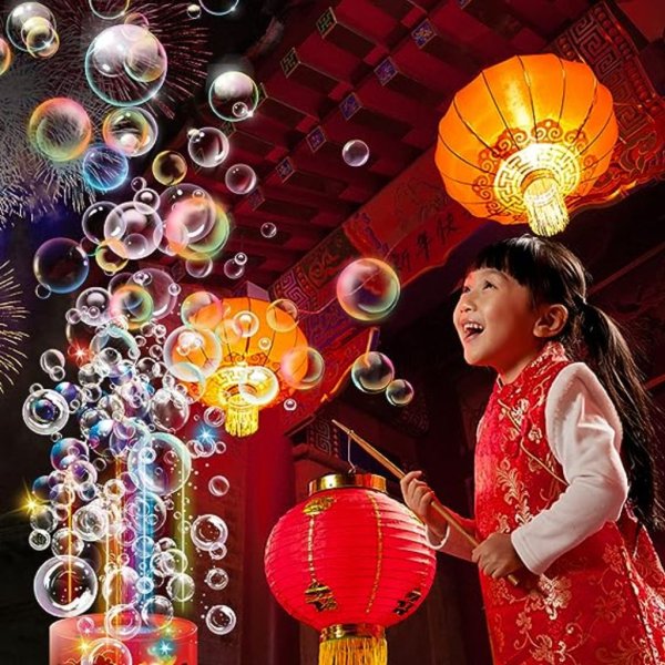 firework+bubble+machine