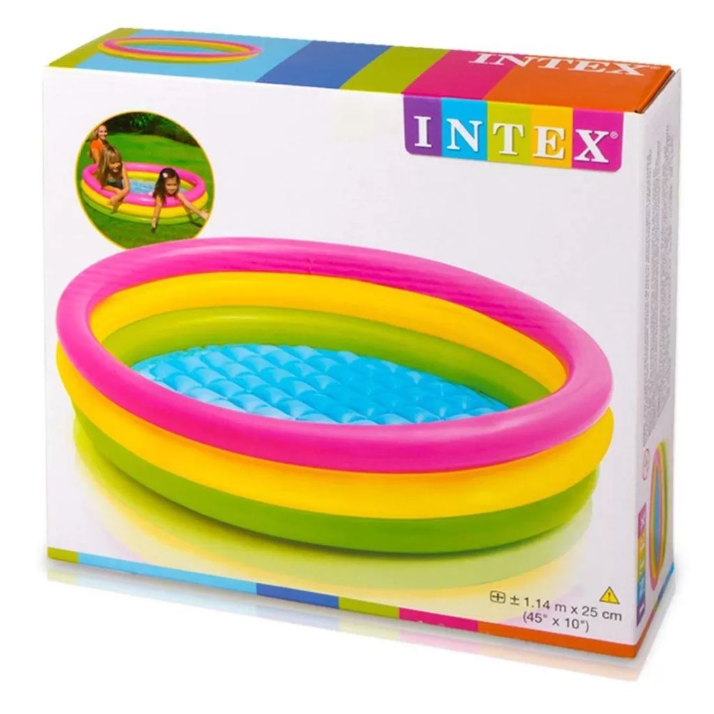 intex kiddie pool kid s summer sunset glow design
