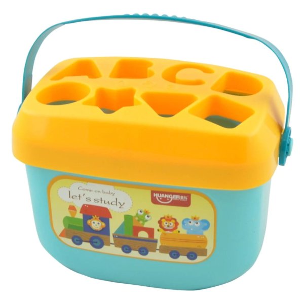 5pc shape sorter toy battery operated let's play toy shape matching kids child (3