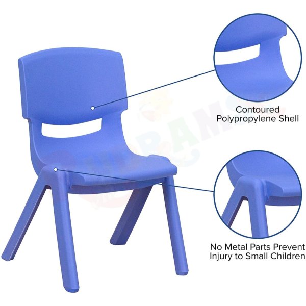 asst kids chair 41.5cm x 22cm blue (3)