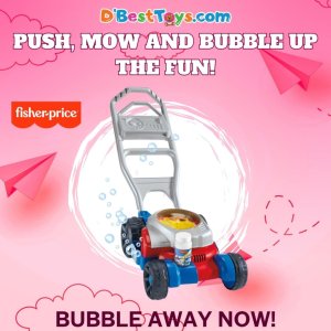 Fisher-Price Bubble Mower Outdoor Push-Along Toy