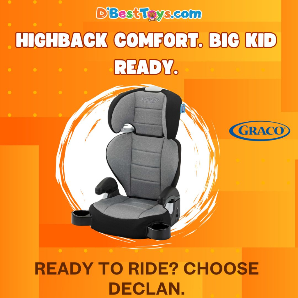 Graco TurboBooster 2.0 Highback Booster Car Seat, Declan