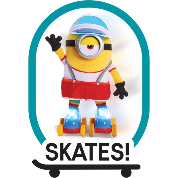 illumination minions rise of gru roller skate stuart (2)