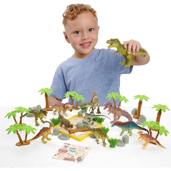 national geographic fossil expedition dinosaur figure set (4)