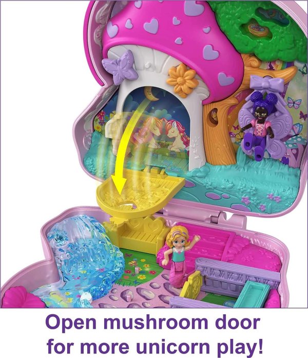 polly pocket unicorn forest compact (3)