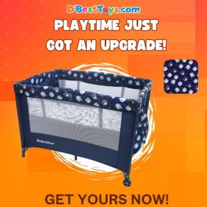 Dark Blue Baby Play Yard