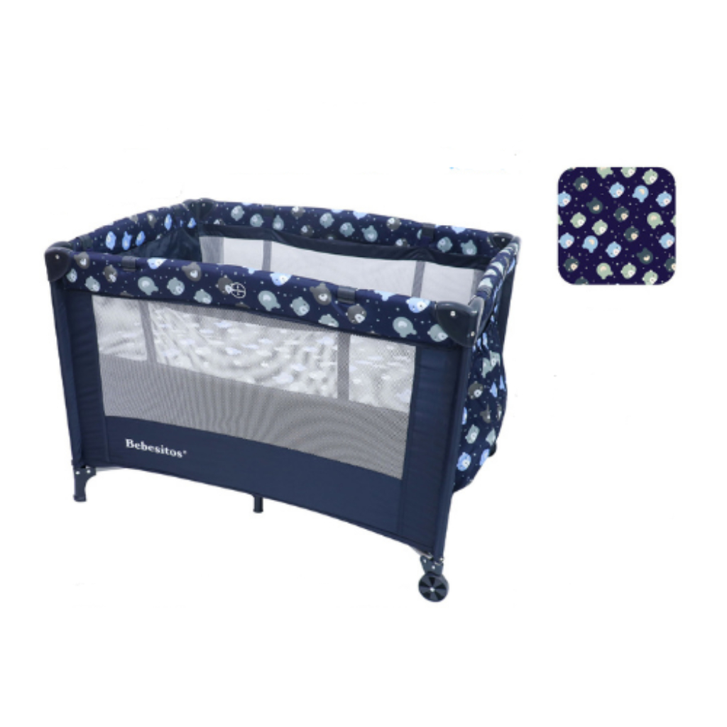 dark blue baby play yard