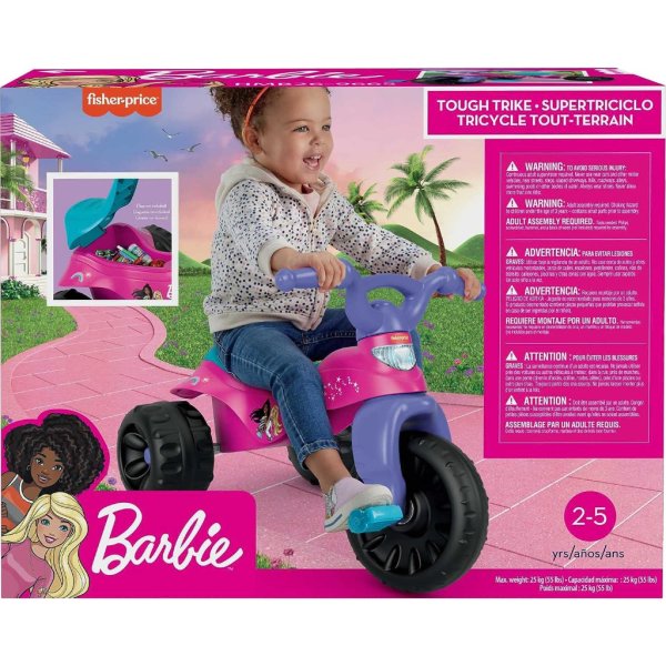 fisher price barbie tough trike (1)