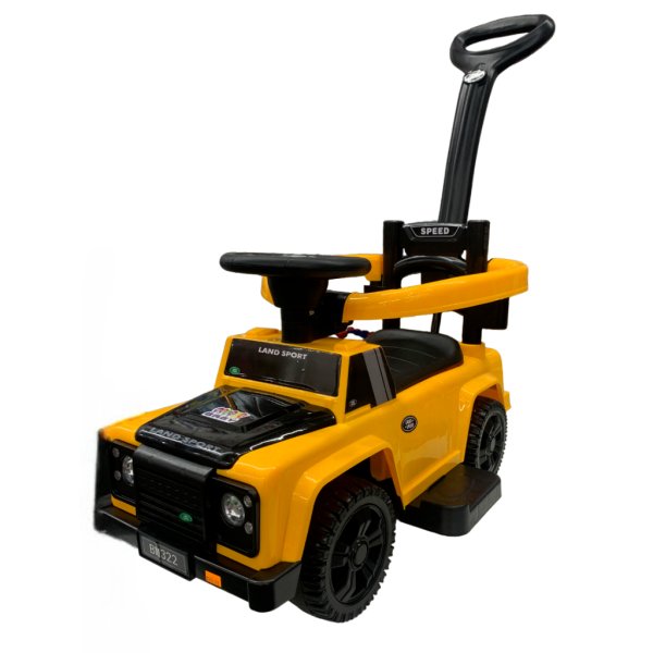 land sport w push handle & lights yellow3