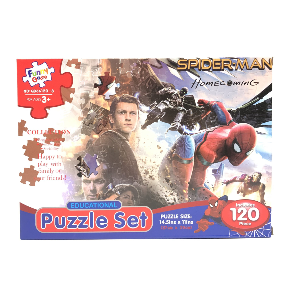 spiderman homecoming puzzle(120 pcs) (1)