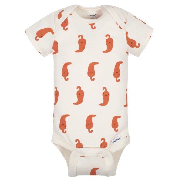 3 pack baby neutral taco short sleeve onesies® bodysuits 6 9m5