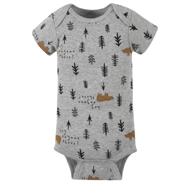 4 pack baby boys bear short sleeve onesies® bodysuits newborn2