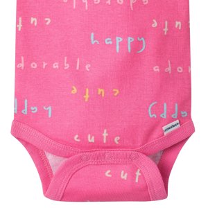 5 pack baby girls bear short sleeve onesies® bodysuits9
