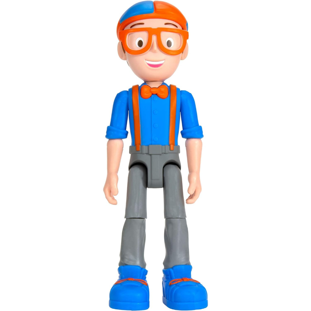 blippi talking figure, 9 inch articulated toy with 8 sounds and phrases12