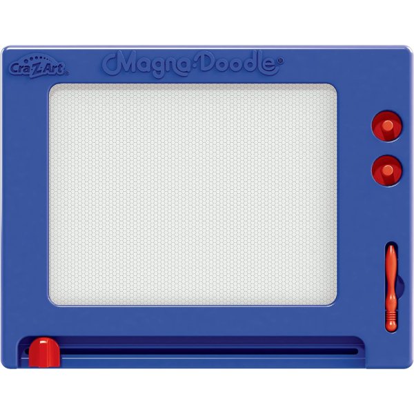 cra z art retro magna doodle magnetic drawing board for kids 3 and up, blue:white5