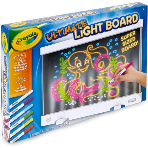 crayola ultimate light board drawing tablet coloring set5