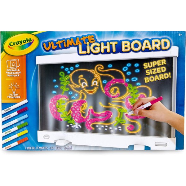 crayola ultimate light board drawing tablet coloring set7
