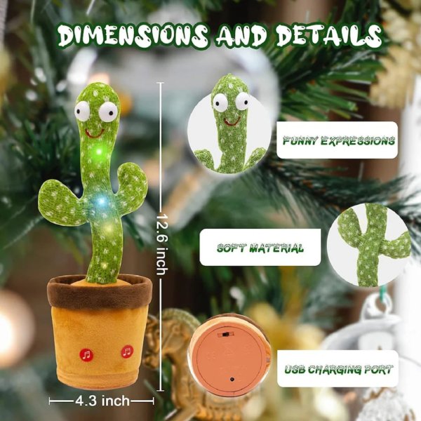 dancing cactus, talking cactus toy3
