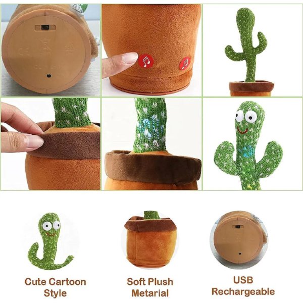 dancing cactus, talking cactus toy5
