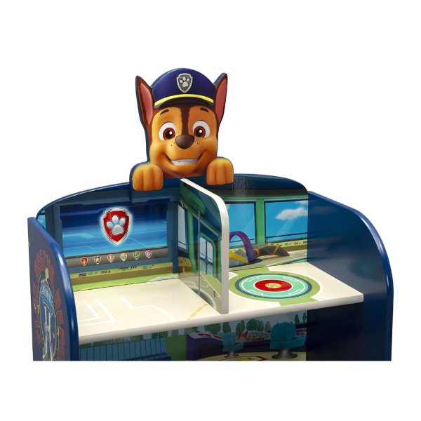 delta children paw patrol wooden playhouse 4 shelf bookcase for kids10