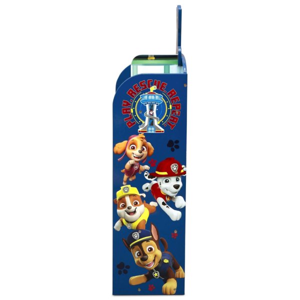 delta children paw patrol wooden playhouse 4 shelf bookcase for kids4