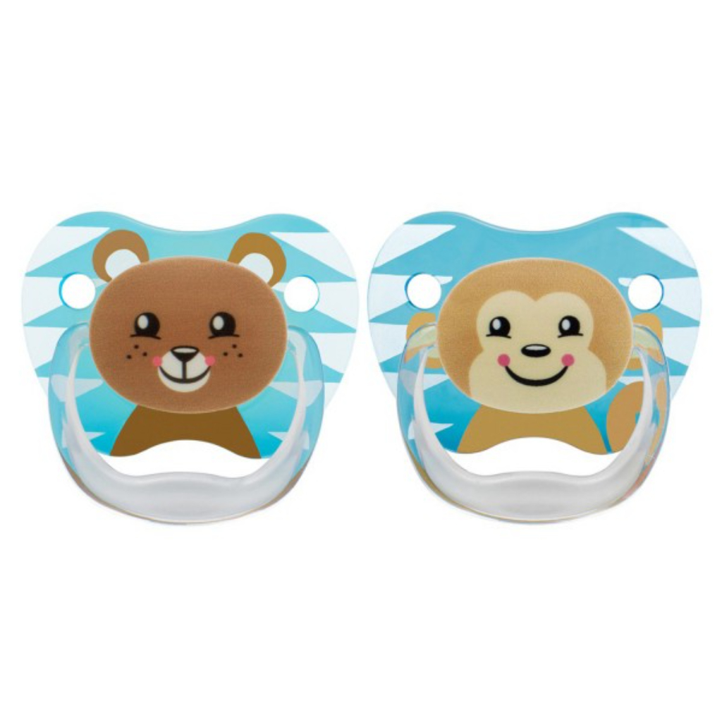 dr. brown's prevent soother® 6 18 mths 2 pack(lion & heart