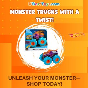 Hot Wheels Monster Trucks Twisted Tredz Creature Themed 1:43