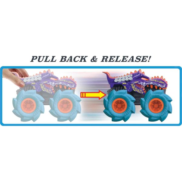 hot wheels monster trucks twisted tredz creature themed 1:435