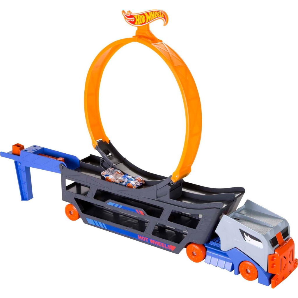 hot wheels transporter truck mobile play set1