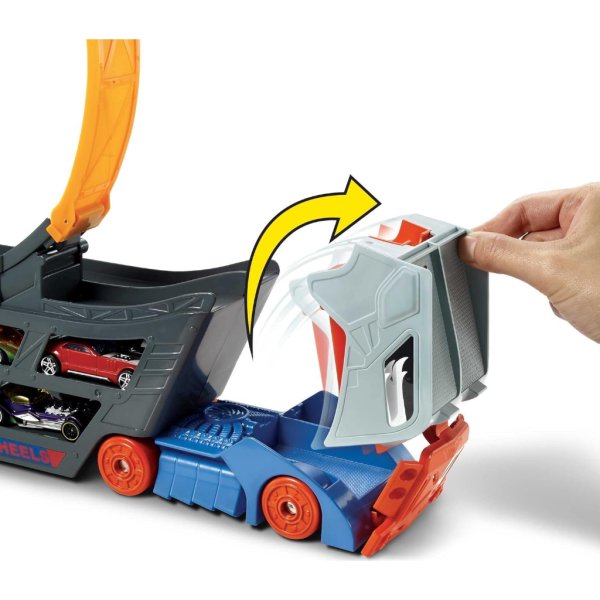 hot wheels transporter truck mobile play set3