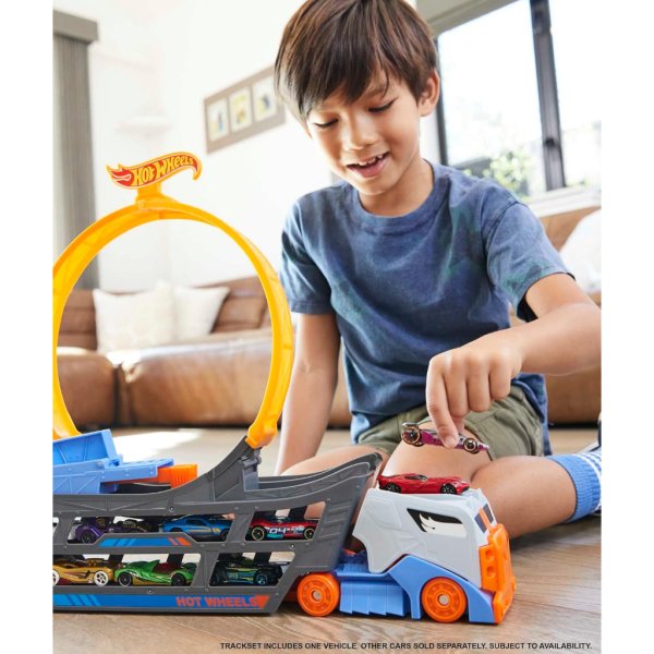 hot wheels transporter truck mobile play set5