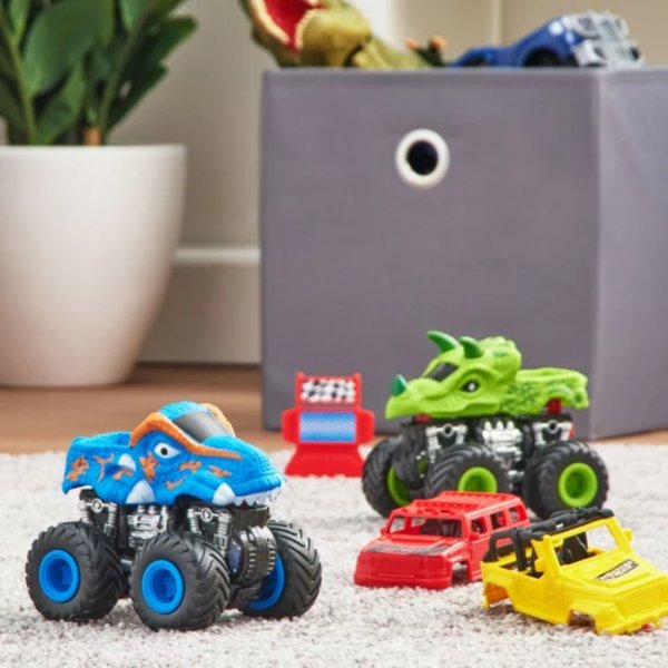 kid connection monster truck play set, 7 pieces1