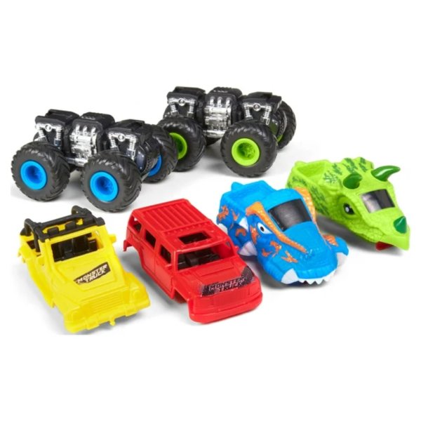 kid connection monster truck play set, 7 pieces5