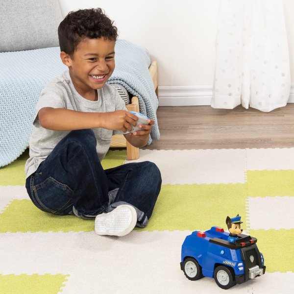 paw patrol, chase remote control police cruiser with 2 way steering, for kids aged 3 and up9