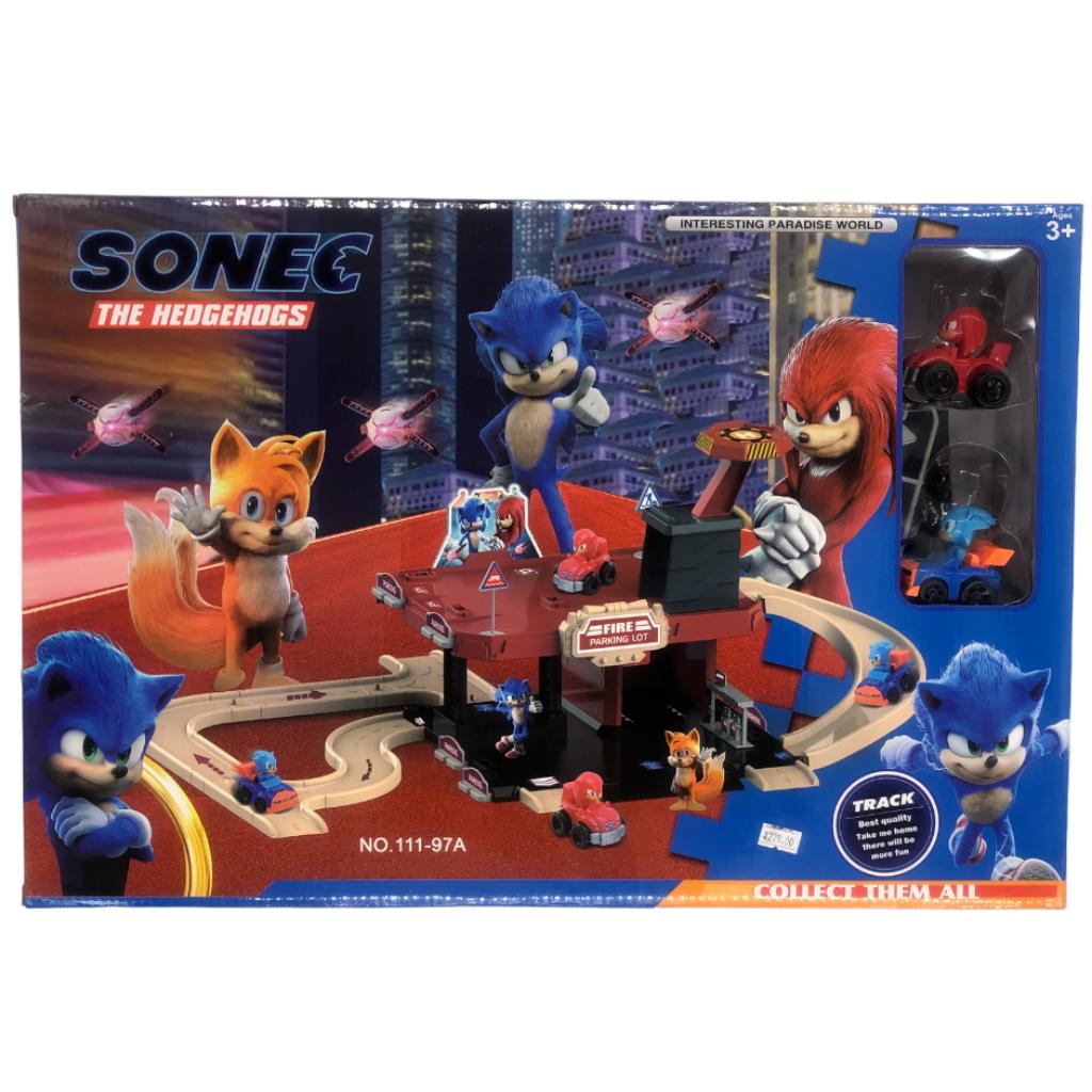 sonic the hedgehog track set(fire parking lot)1