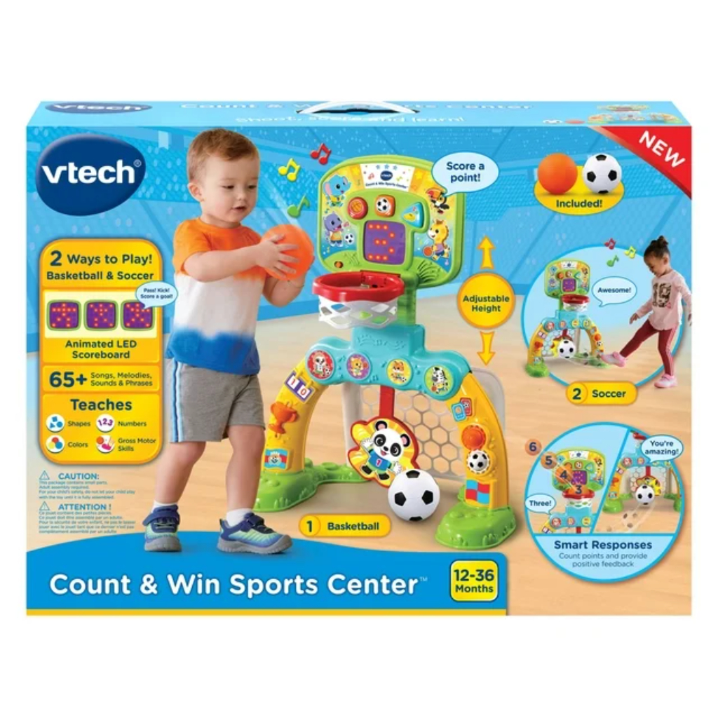 vtech count and win sports center toddler basketball and soccer smart toy11