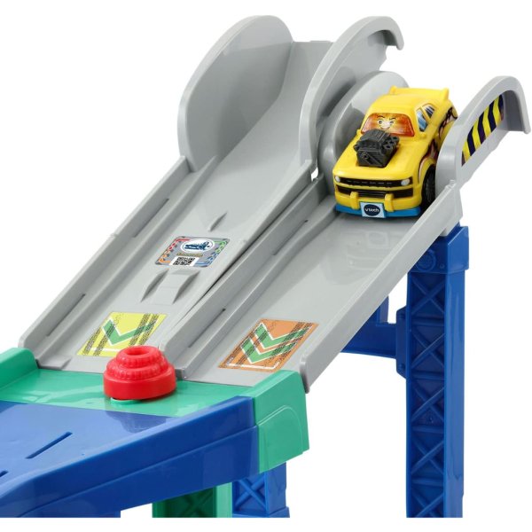 vtech go! go! smart wheels® 4 in 1 zig zag raceway track set & stunt car1