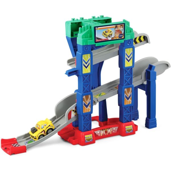 vtech go! go! smart wheels® 4 in 1 zig zag raceway track set & stunt car2