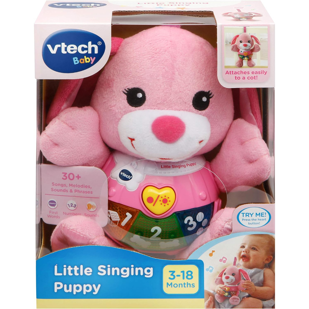 vtech little singing puppy pink6