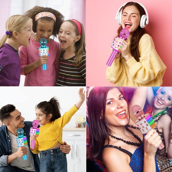 zzlwan 4 year old girl birthday gifts,girl toys microphone for kids,girls toys age 6 8,gifts for 5 year old girls,7 year old girl birthday gifts,9 10 year old girl birthday gifts for teenage girls6