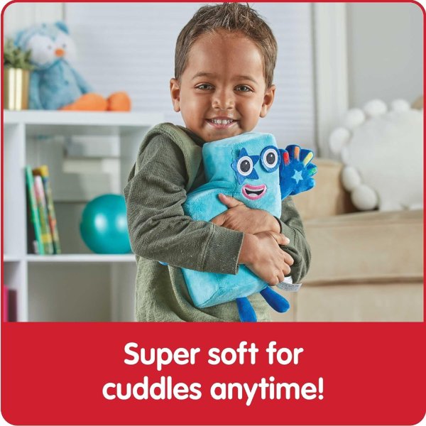 hand2mind sing along numberblock five, plush singing toys2