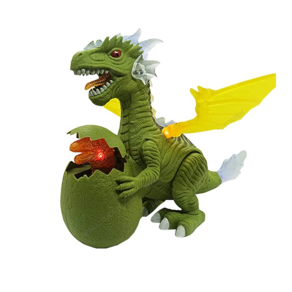0331438 kids dinosaur simulation sound toy walking dragon with lights and sounds