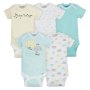 5-Pack Baby Neutral Clouds Onesies® Bodysuits 0-3M