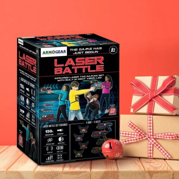 armogear laser tag – laser tag guns with vests set of 4 (1)