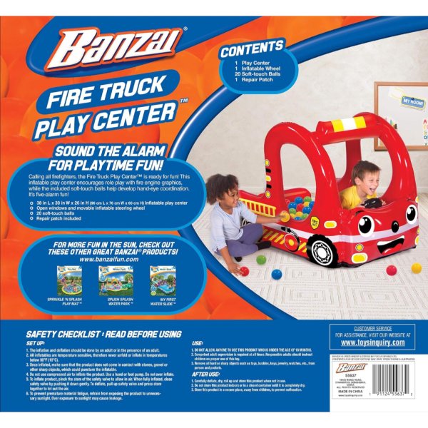 banzai fire truck play center4
