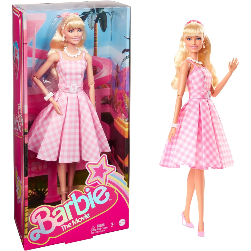 barbie the movie margot robbie pink dress3