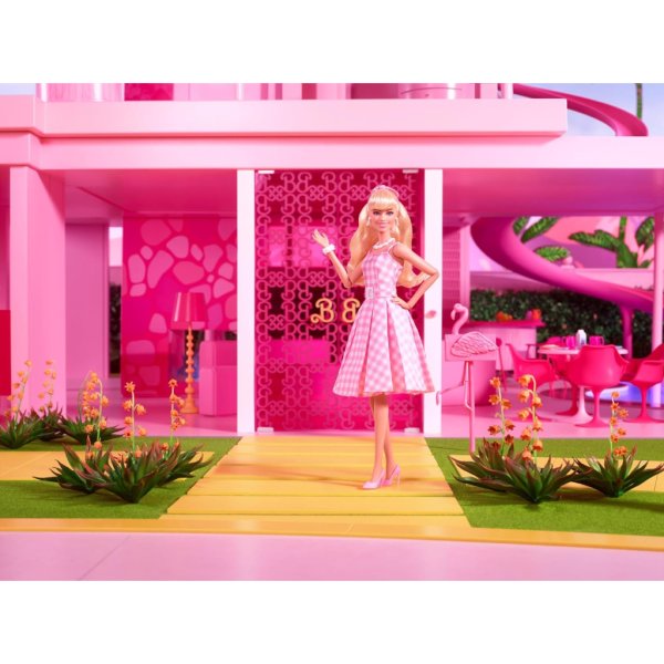 barbie the movie margot robbie pink dress6