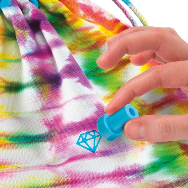craz art tie dye fashion tote & headband6